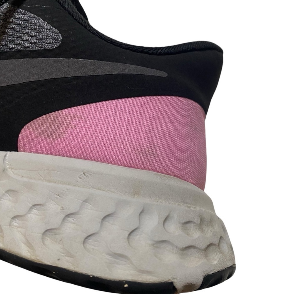 Nike Revolution 5 Running Shoes Women’s size 12 W Pink Black and Gray - Picture 12 of 14